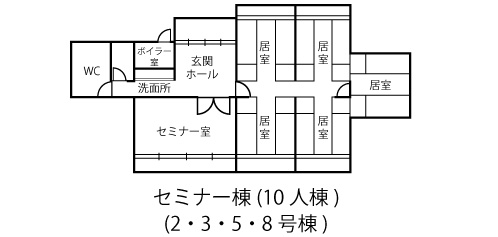 セミナー棟(10人棟)