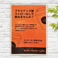 プラスチックストローの使用自粛ポスター